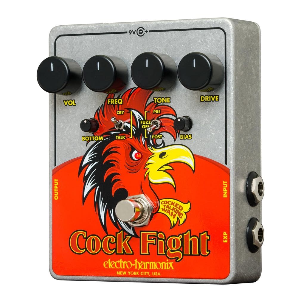 Wah Pedal Electro-Harmonix Cock Fight Cocked Talking