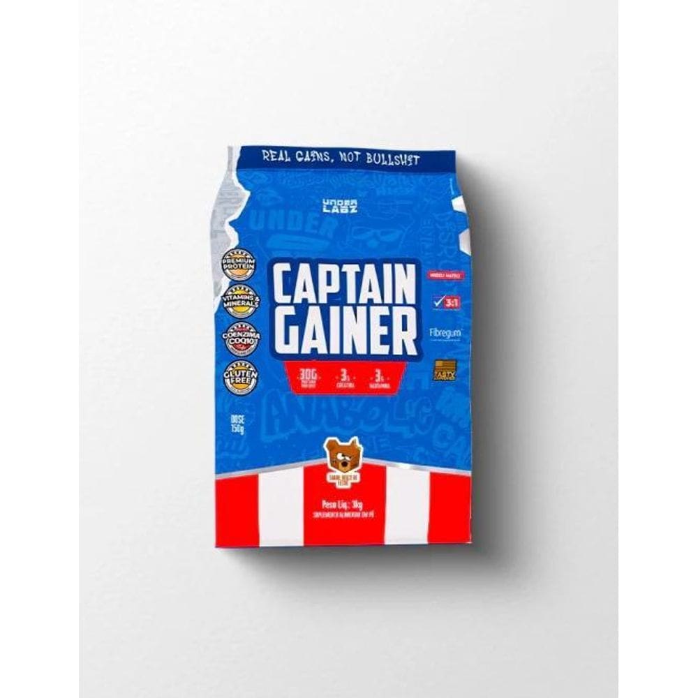 Captain Gainer 3Kg - Sabor: Dulce De Leche