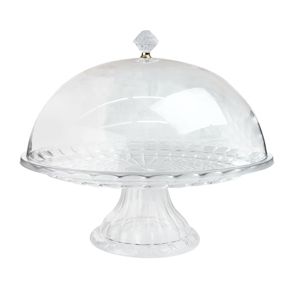 Boleira Com Tampa Para Bolo De Plástico Pet 32Cm