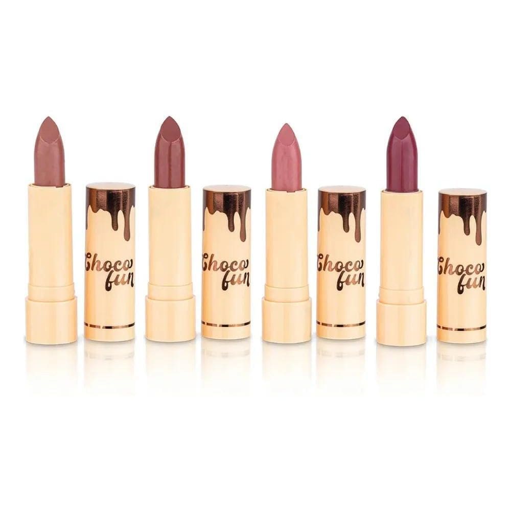Kit Batom Soft Matte Choco Fun 4 Un. - Fenzza Cor Kit Batom