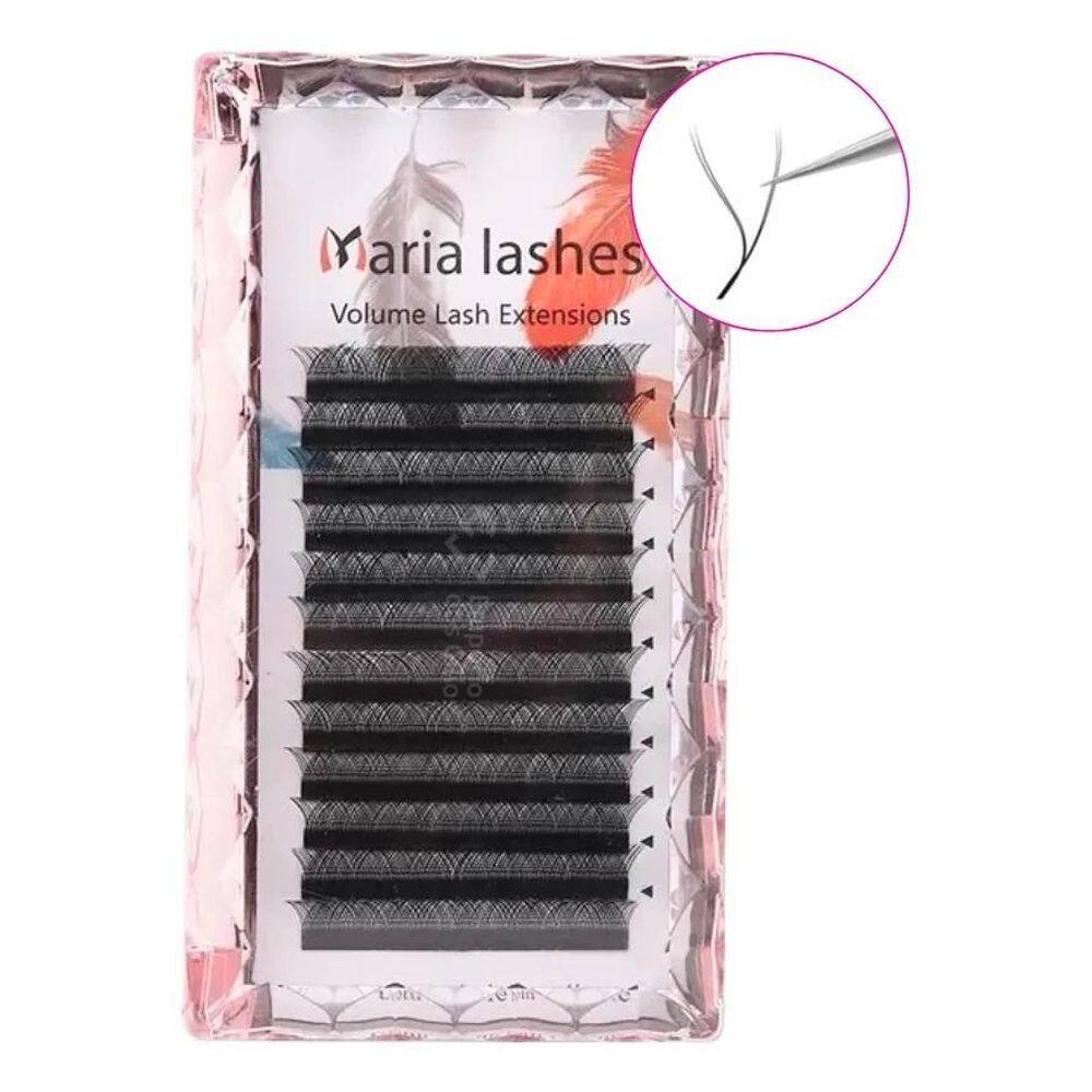 2X Cílios Y Maria Sasha Curvatura M Volume Brasileiro Deline