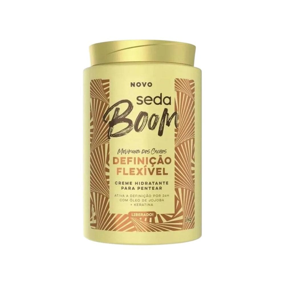 Creme De Pentear Seda Boom Volume Definiçao Flexivel 1Kg