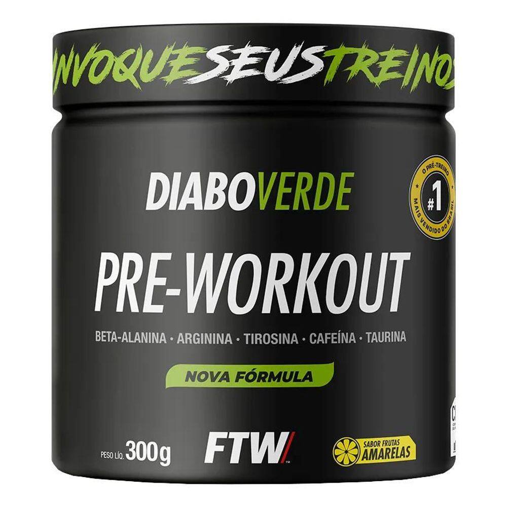 2X Suplemento Em Pó Pre Treino Pre Workout Pote 300G Sabor F