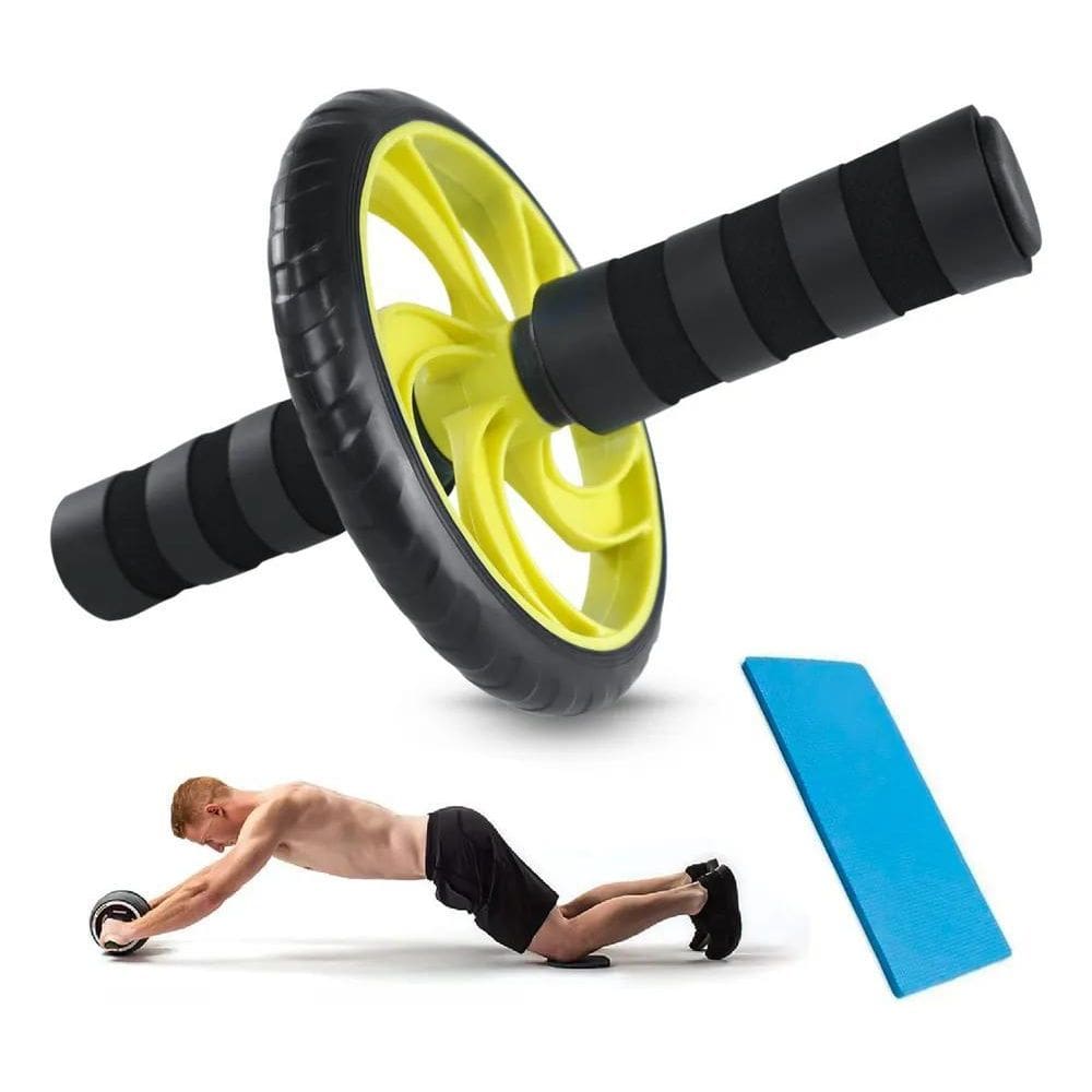 2X Rolinho Abdominal Aparelho Lombar Treino Academia Exercíc