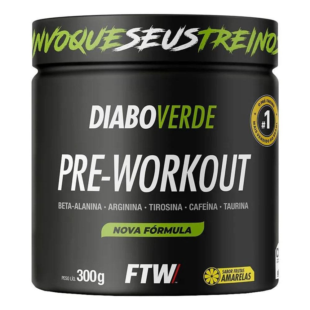 2X Suplemento Em Pó Pre Treino Pre Workout Pote 300G Sabor F