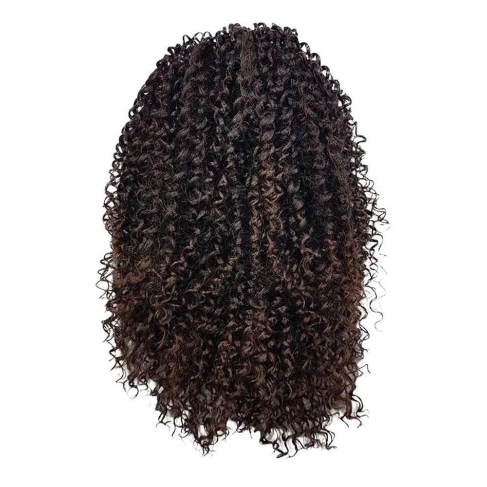 Aplique Coque Afro Puff Fibra Sintética Cor T1B/33 40Cm