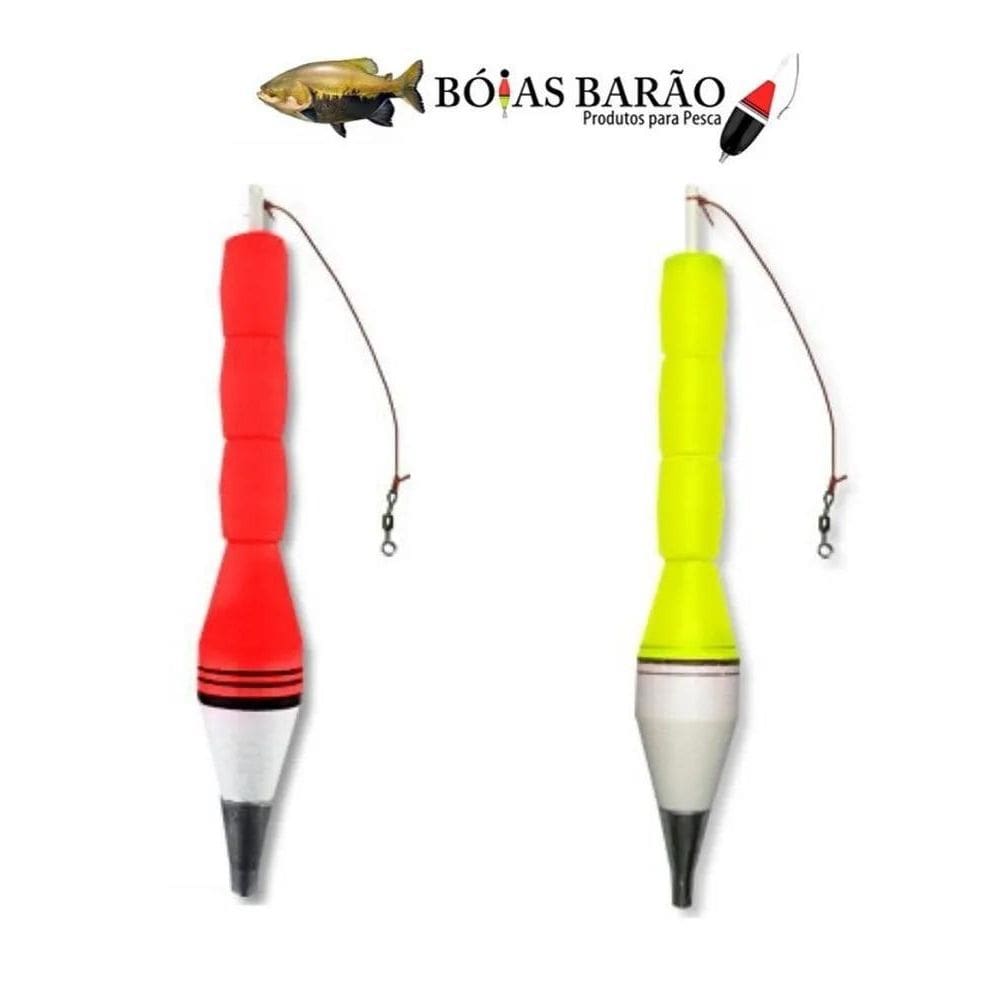 2X Kit 2 Boia De Arremesso Torpedo Nº 9 - 70G 22Cm Boias Bar