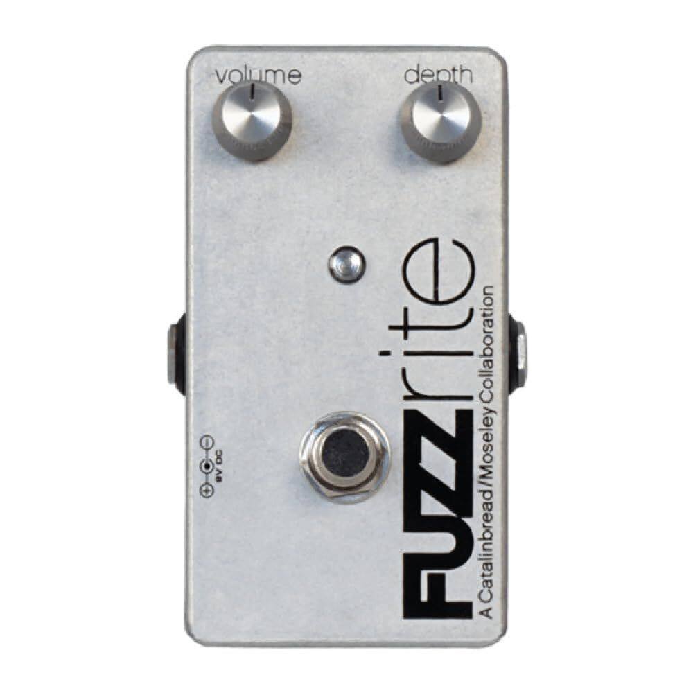 Pedal Fuzz Catalinbread Fuzzrite com controle de volume, alimentação de 9V