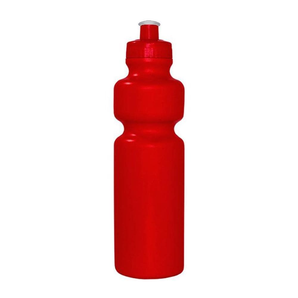 Kit 30 Squeezes 750Ml Vermelho Plástico Premium