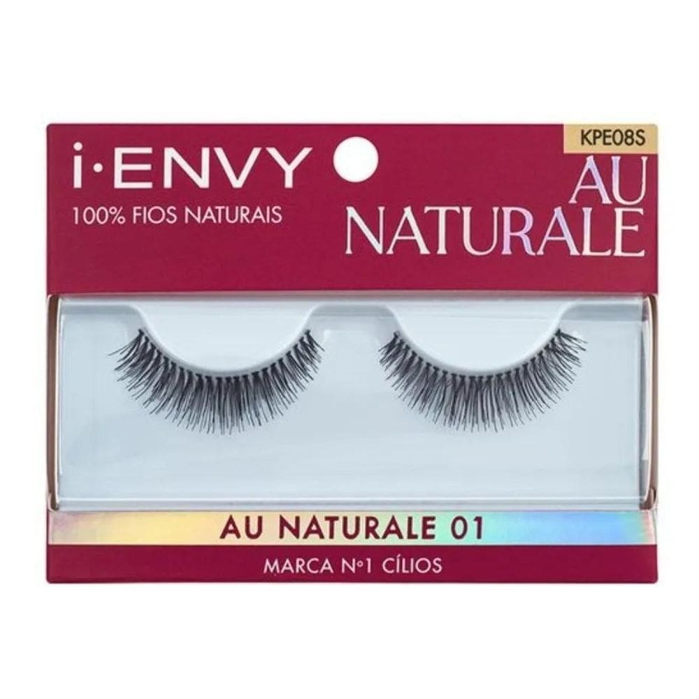10X Cílios Postiços I-Envy Au Naturale 01 - Kiss New York