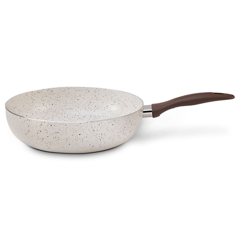 Frigideira Wok Smart 28 cm Brinox 3,4 Litros Vanilla