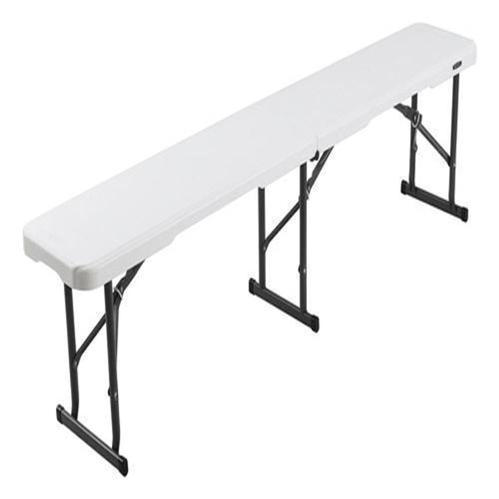 Banco Dobrável Plástico Portátil 180Cm Vira Maleta Lifetime