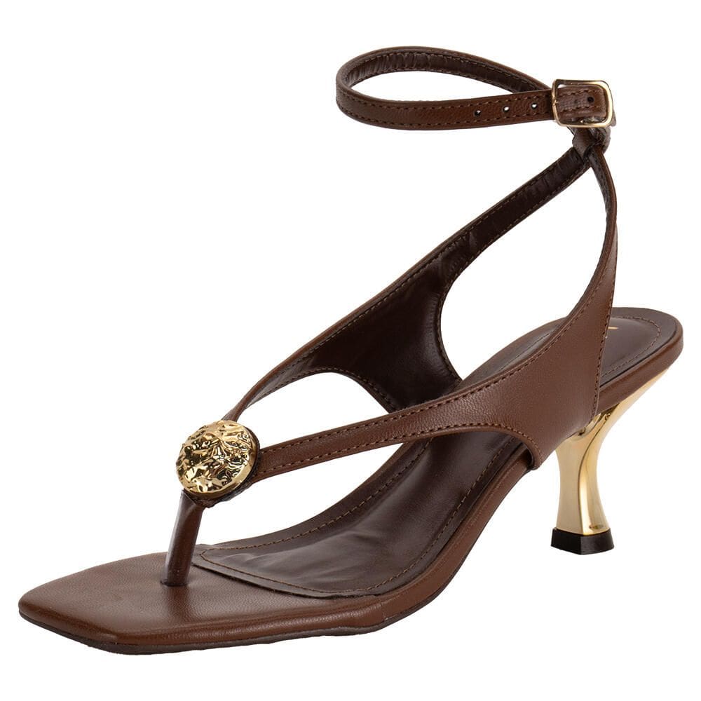 Sandália Feminina Salto Taça Via Marte 177043