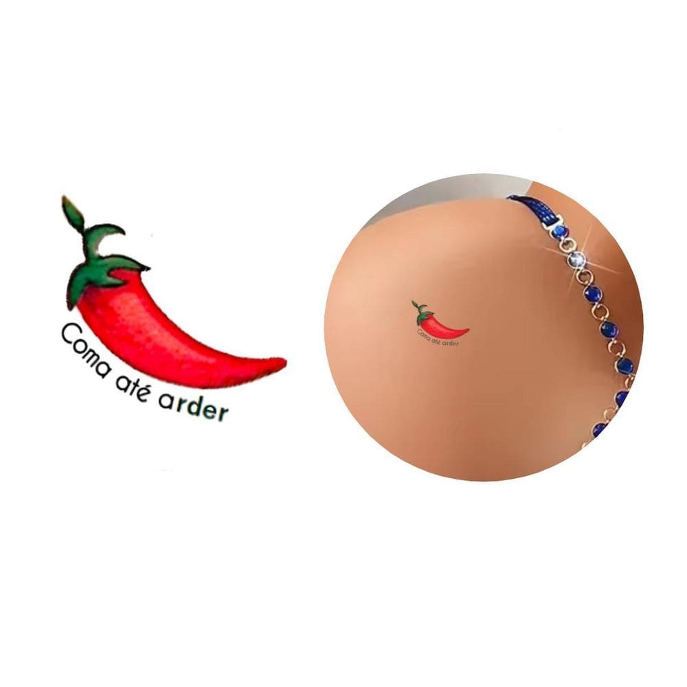 Tatuagem Temporária Erótica Pimenta Como Ate Arder