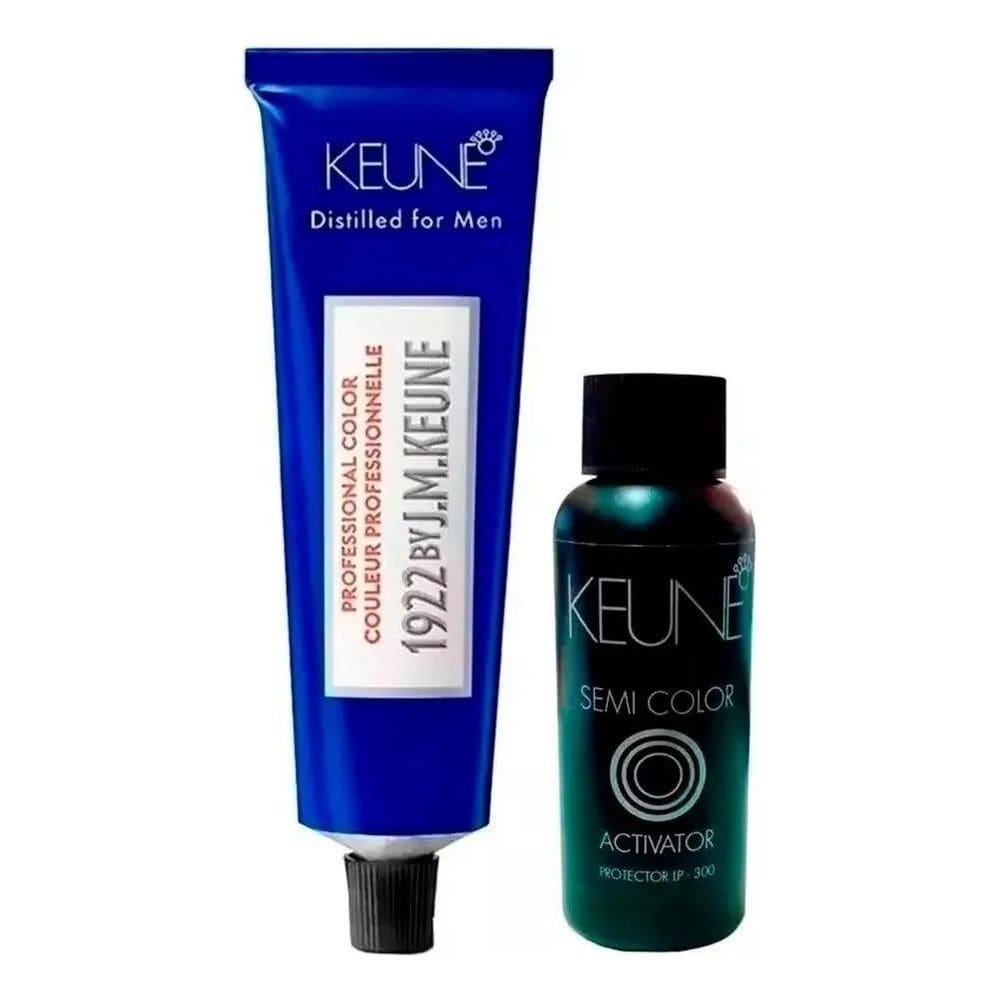 2X Tinta 1922 Color Man Keune 60Ml + Semi Color Ativador 60M