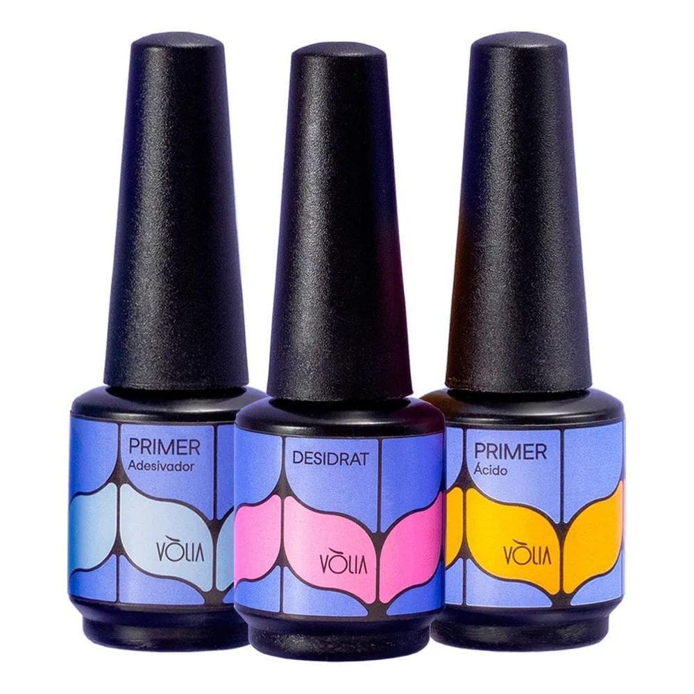 2X Kit Preparadores Volia Desidrat Primer Acido E Adesivador