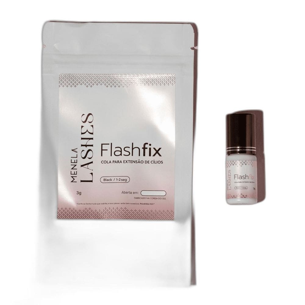 Flash Fix Cola Para Cílios Menela Lashes 3G