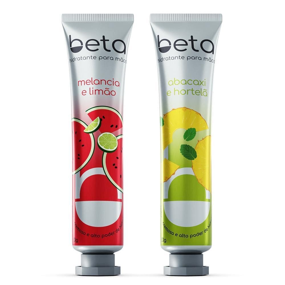 Beta Abacaxi E Hortelã + Melancia E Limão Creme Hidratante