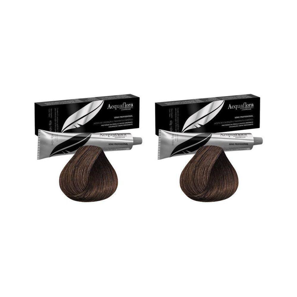 Coloraçao Acquaflora Perm 5.73 Castanho Claro Mar Dourado 2U