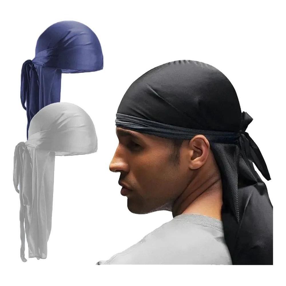 2X Kit 2 Bandana Durag Dureg Rap Waves Cor Pr