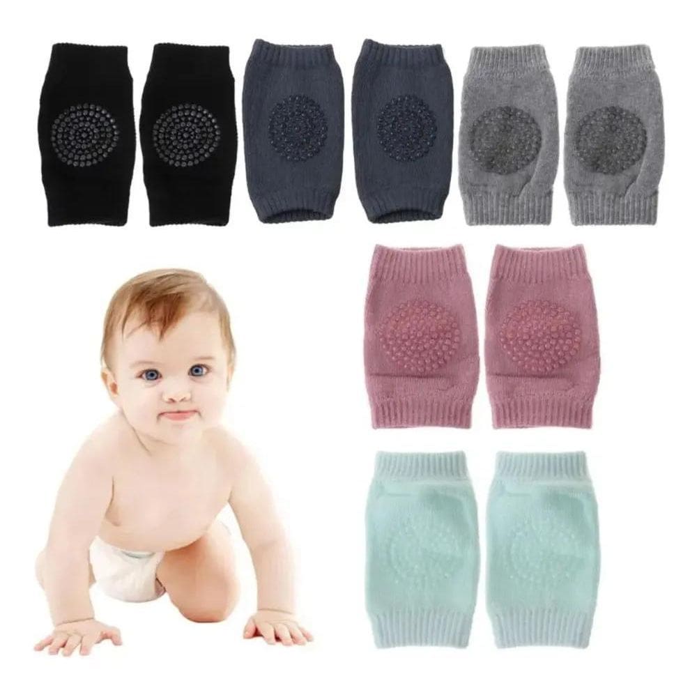 2X Joelheira Antiderrapante Para Bebê Engatinhar