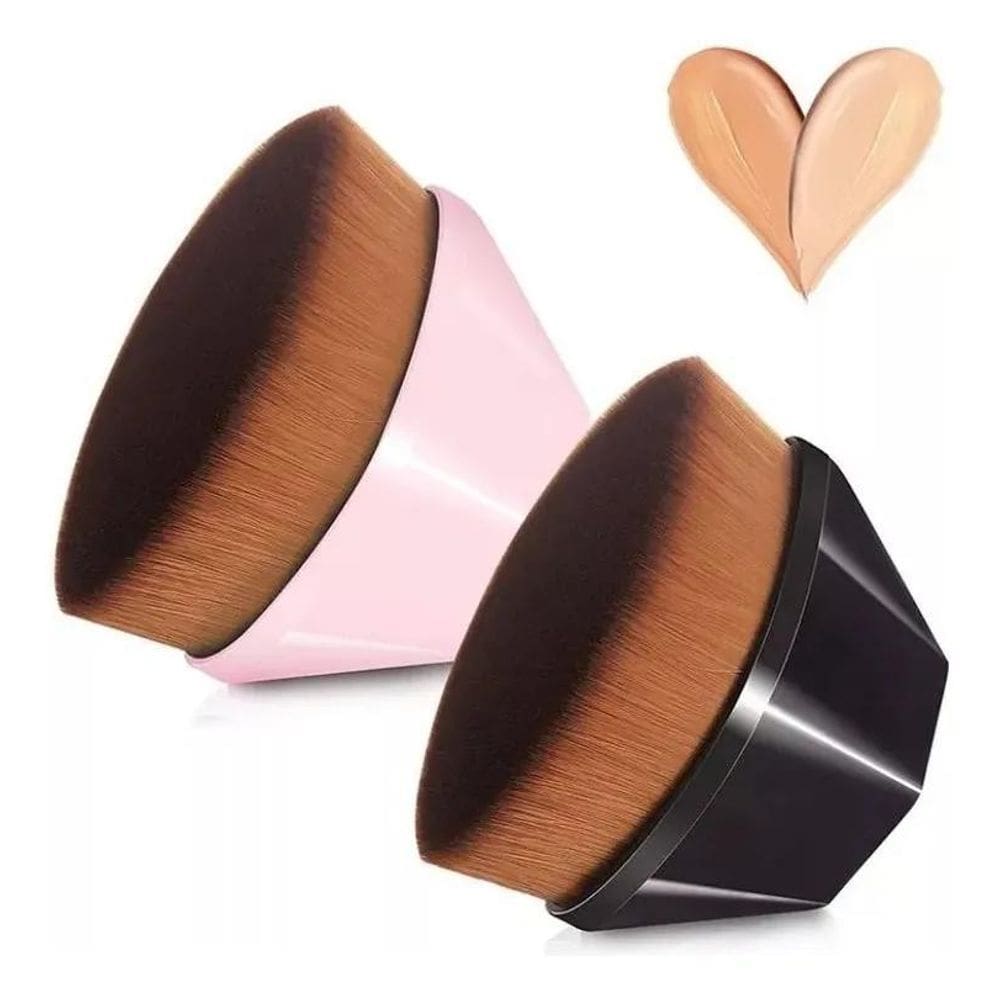 10X Pincel Mágico Hexagonal Oval Base Make Blogueira Tiktok