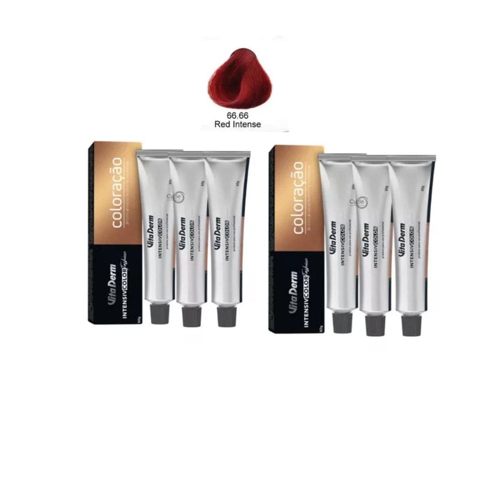Coloraçao Intensive Color Fashion 6 Unidades 66.66 Vita Derm
