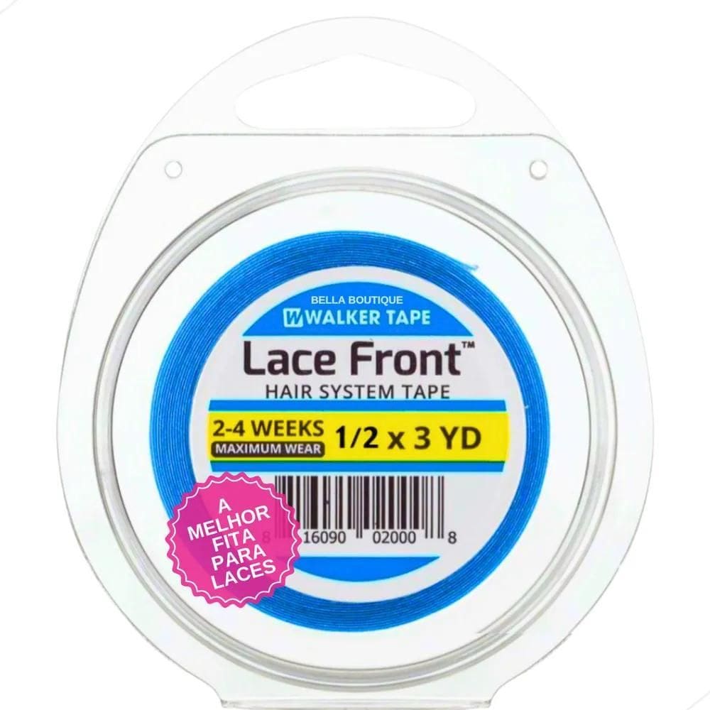 2X Walker Tape Fita Dupla Face Para Peruca Front Lace 1,2Cm