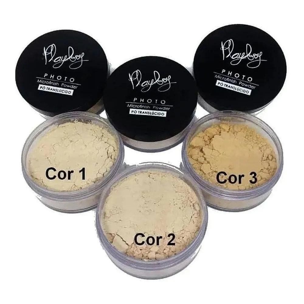 2X Pó Translucido Facial Play Boy Escolha Sua Cor Envio Rapi