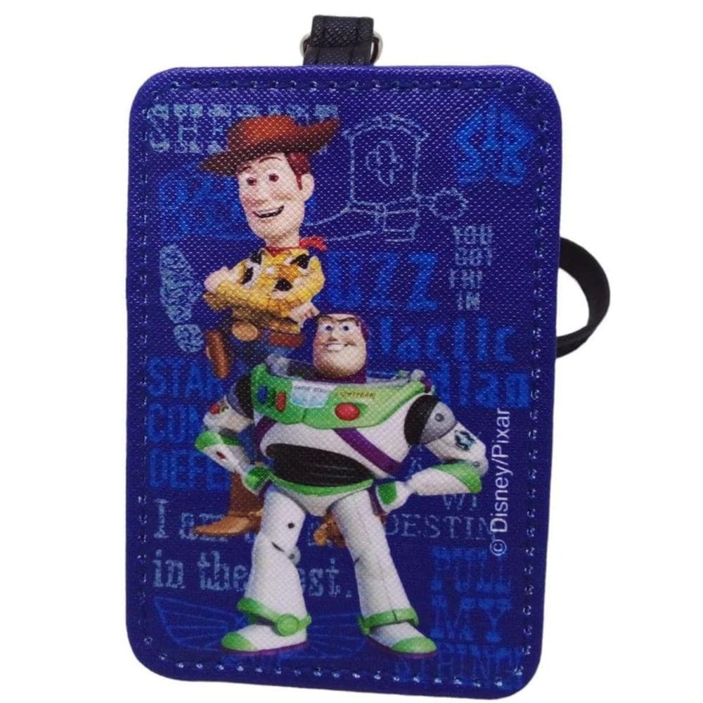 Etiqueta Bagagem Toy Story Woody Buzz Azul 10.5X7.5Cm Disney