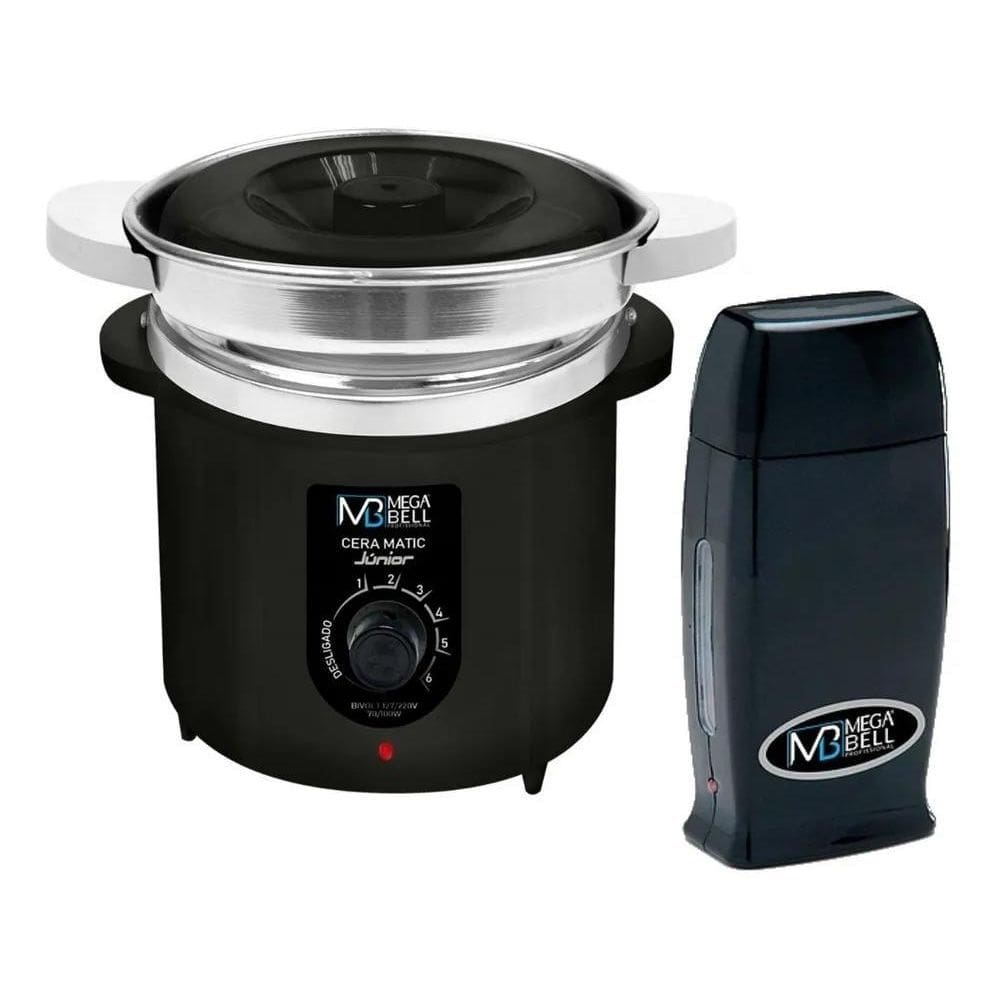 2X Termocera Panela Depilação 400G Refil + Rollon Cera Quent