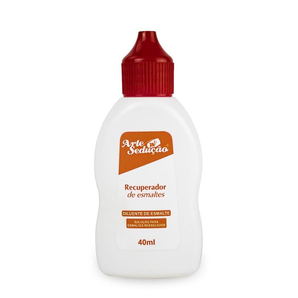 Diluente Recuperador De Esmalte Ressecado 40Ml, Arte Sedução