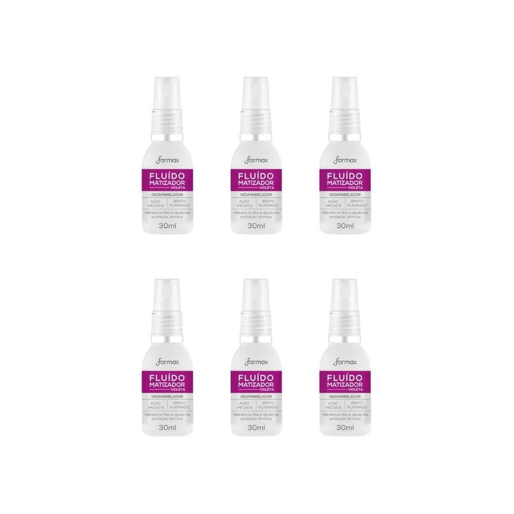 Matizador Farmax 30Ml Violeta-Kit C/6Un