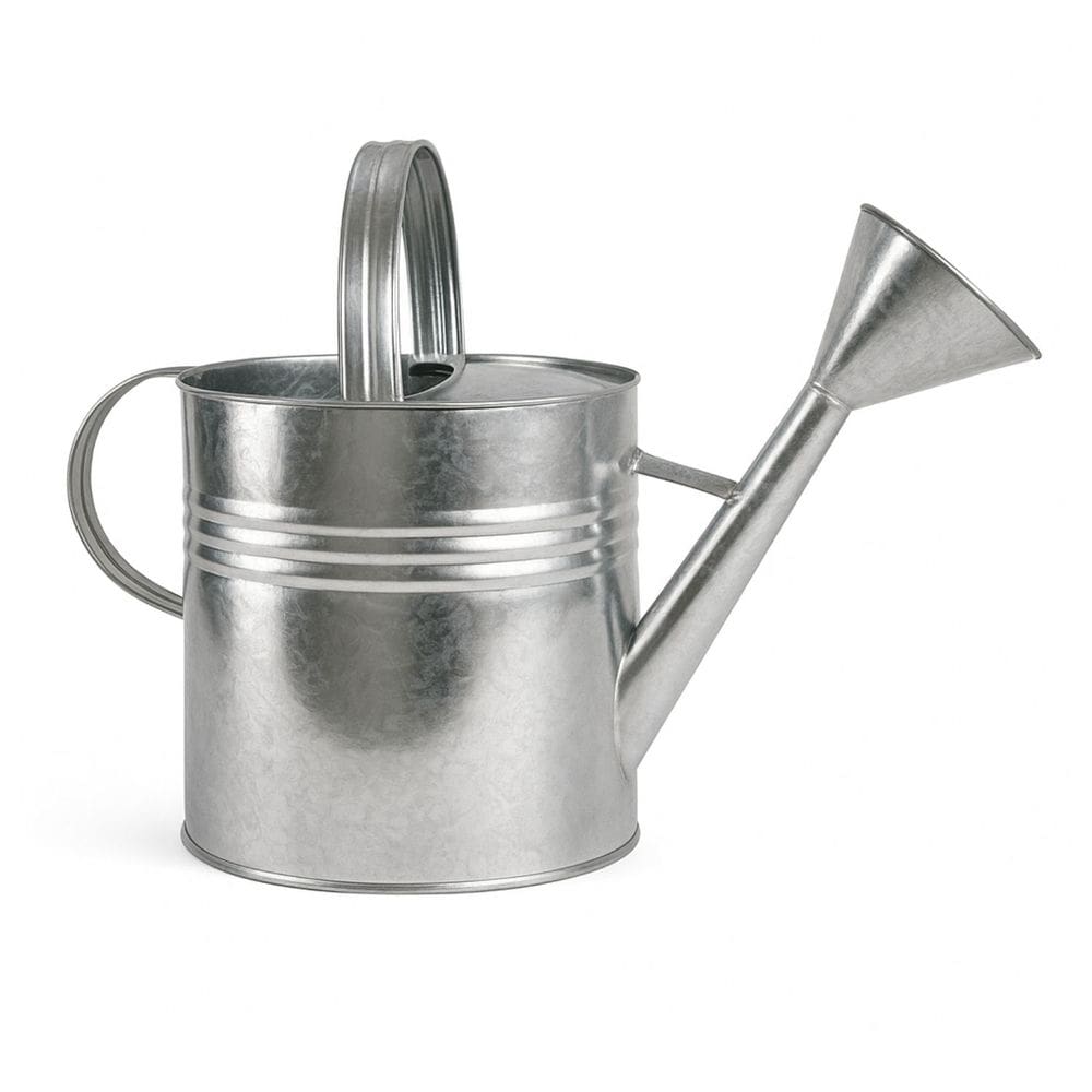 Regador de Água 10 Litros em Aço Galvanizado - Jardim, Horta e Decoração Rústica - SF13