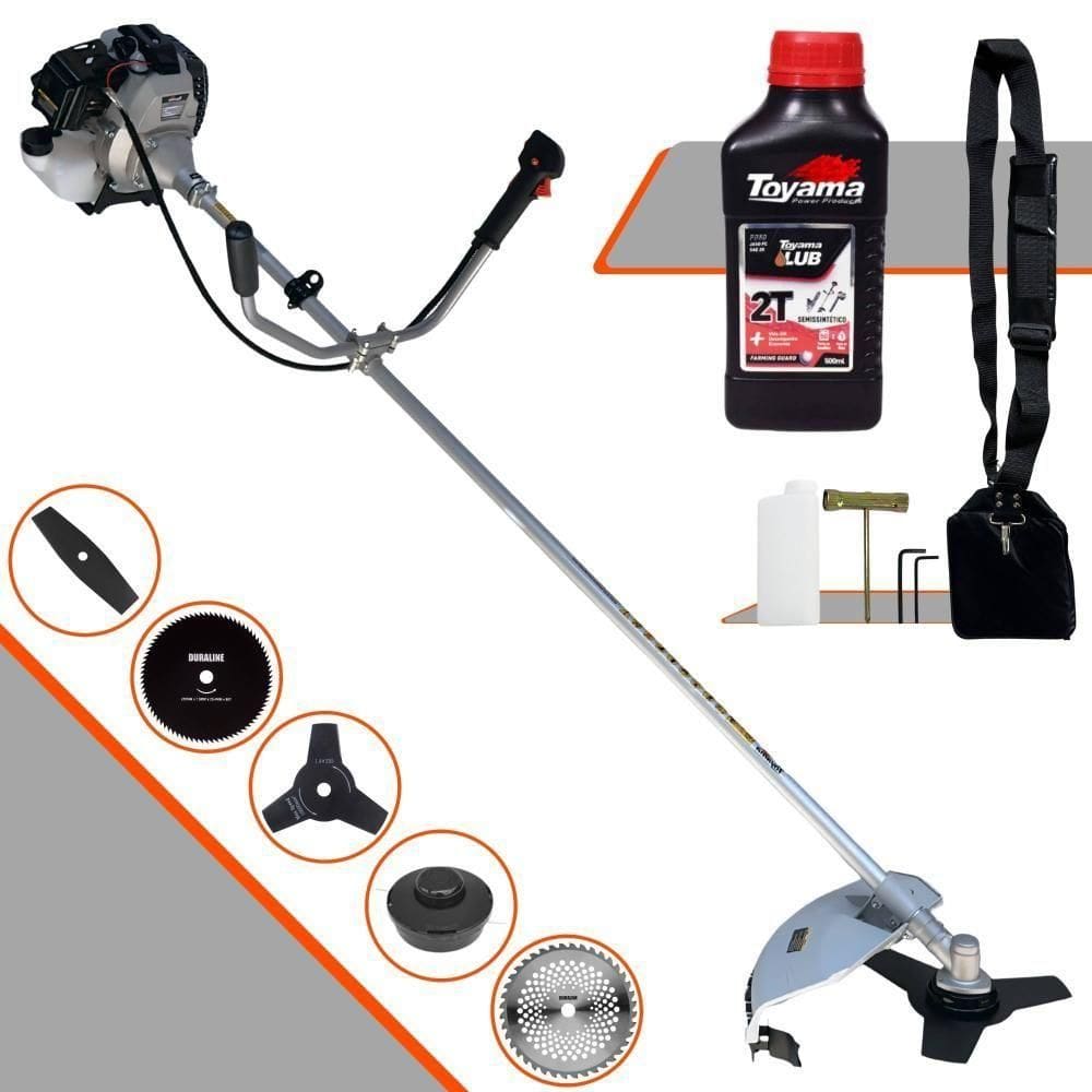 Roçadeira Toyama Tbc43h 5 Opções De Cortes + Óleo Toyama 2t
