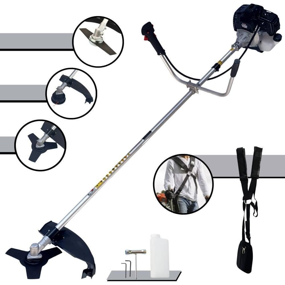 Roçadeira Toyama Rt43lb25a 43cc + Carretel + Facas 2p + 3p