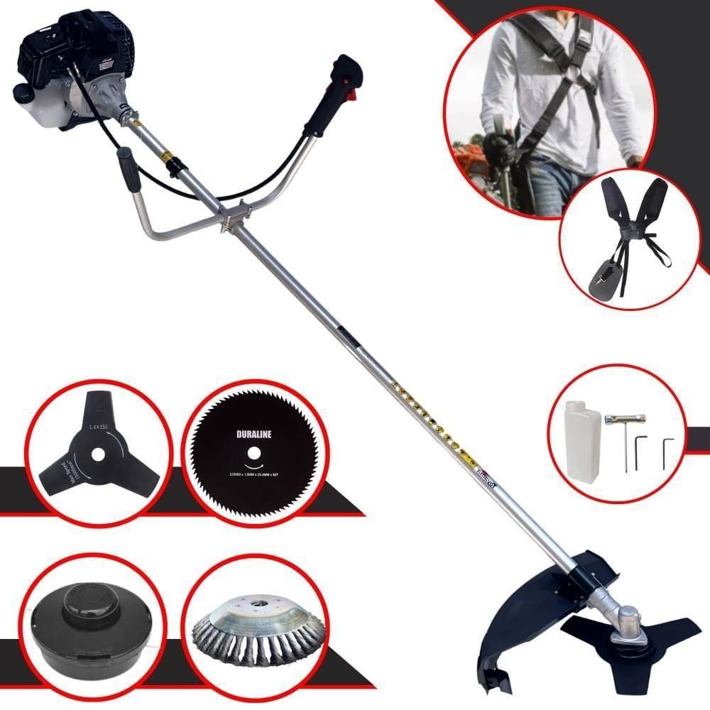 Roçadeira Rt43lb-25a 43cc 2t Toyama Com 4 Opções De Cortes