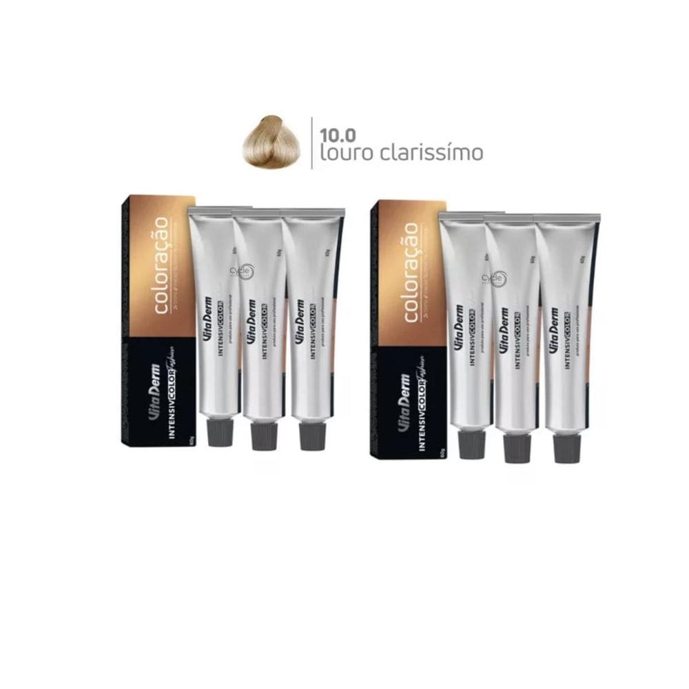 Coloraçao Intensive Color Fashion 6 Unidades 10.0 Vita Derm