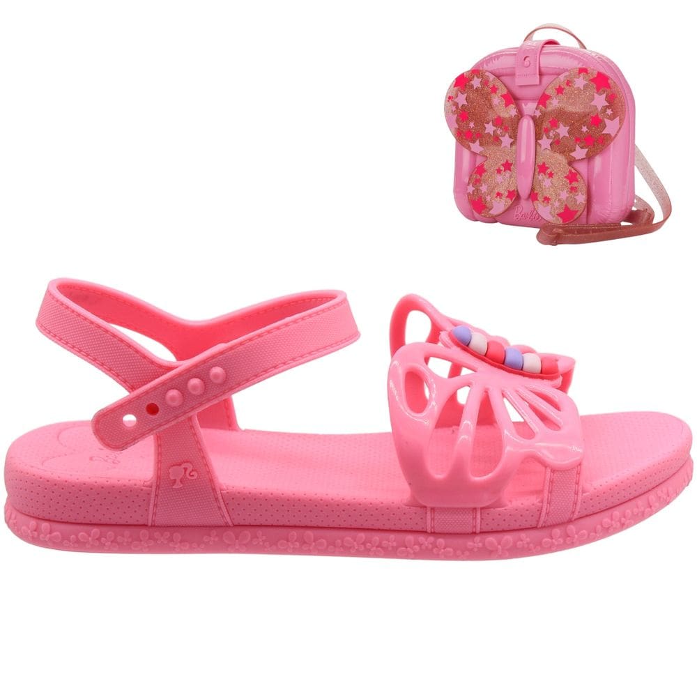 Sandália Infantil Grendene Kids Boneca Fly Juvenil Com Mochila