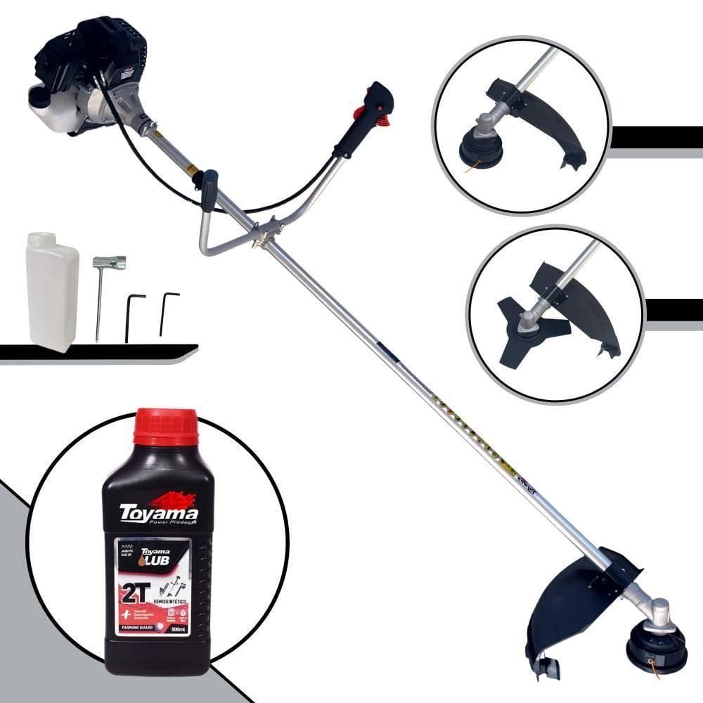 Roçadeira Profissional Rt43lb25a Toyama 43cc + Óleo Toyama