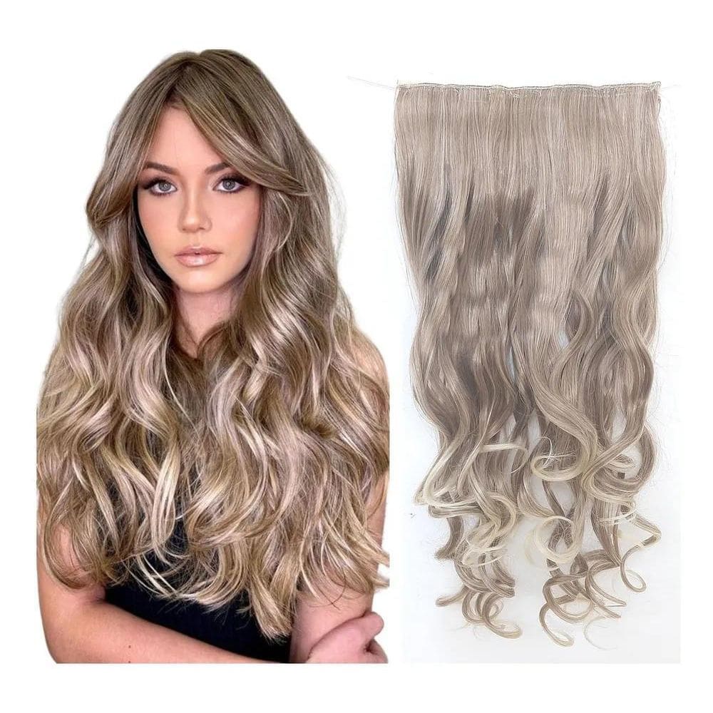 2X Aplique Cabelo Bioorgânico Idêntico Ao Humano Macio Chapi