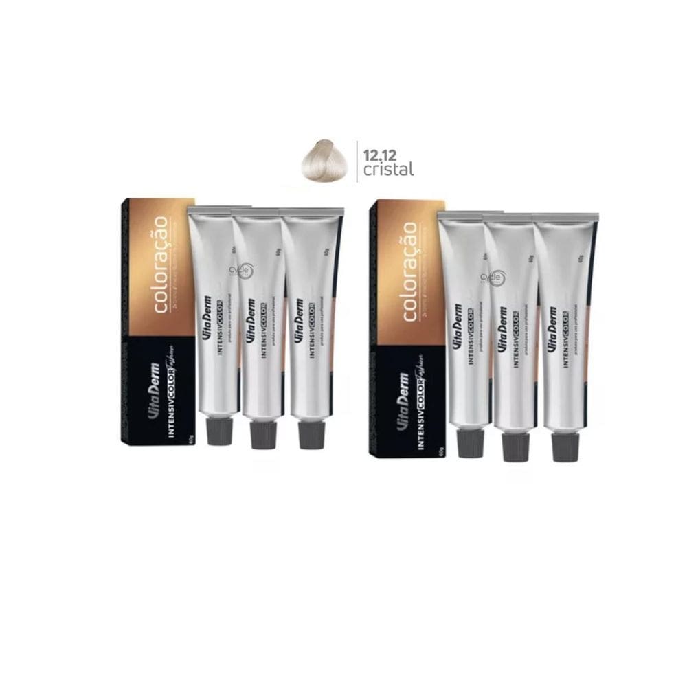 Coloraçao Intensive Color Fashion 6 Unidades 12.12 Vita Derm