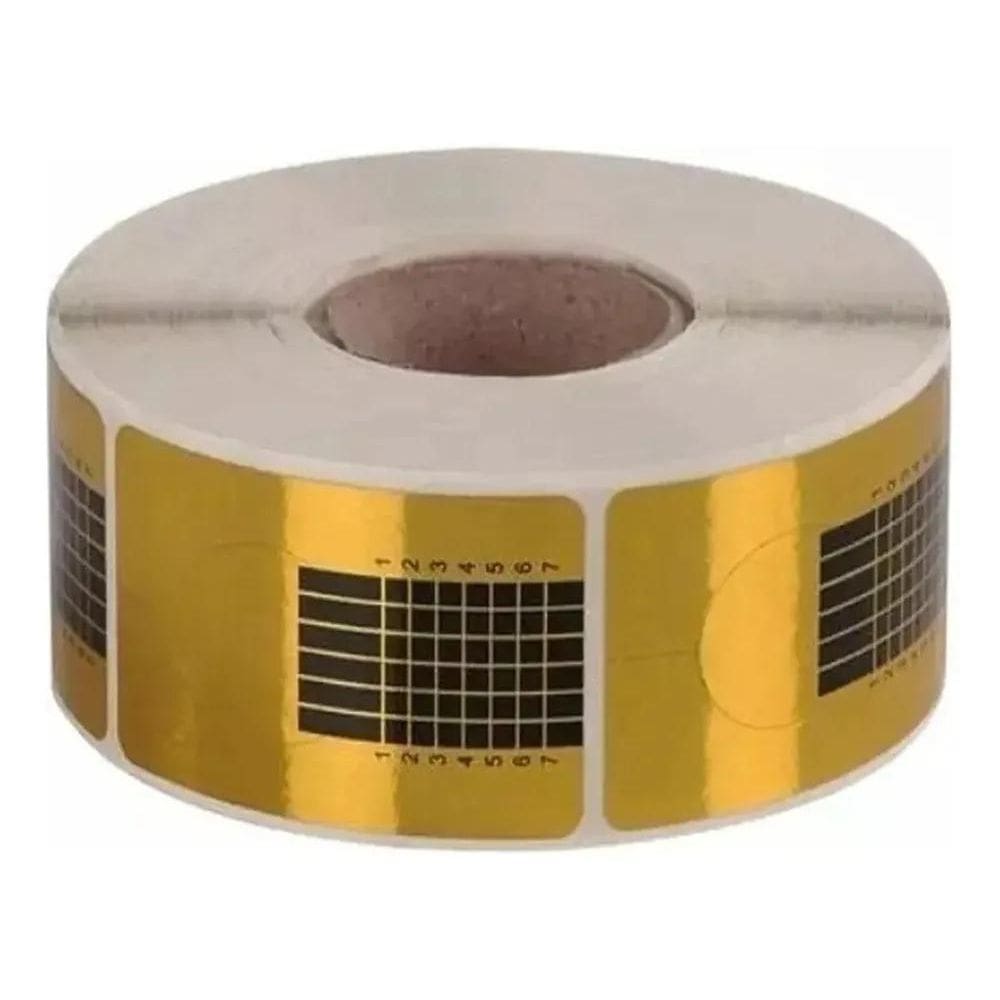 2X 500 Moldes Adesivos Papel Unhas Gel Porcelana Prof