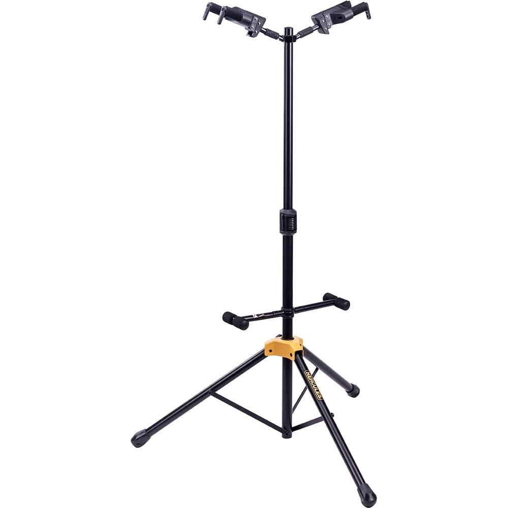 Suporte duplo para guitarra Hercules Stands GS422B PLUS com alça automática