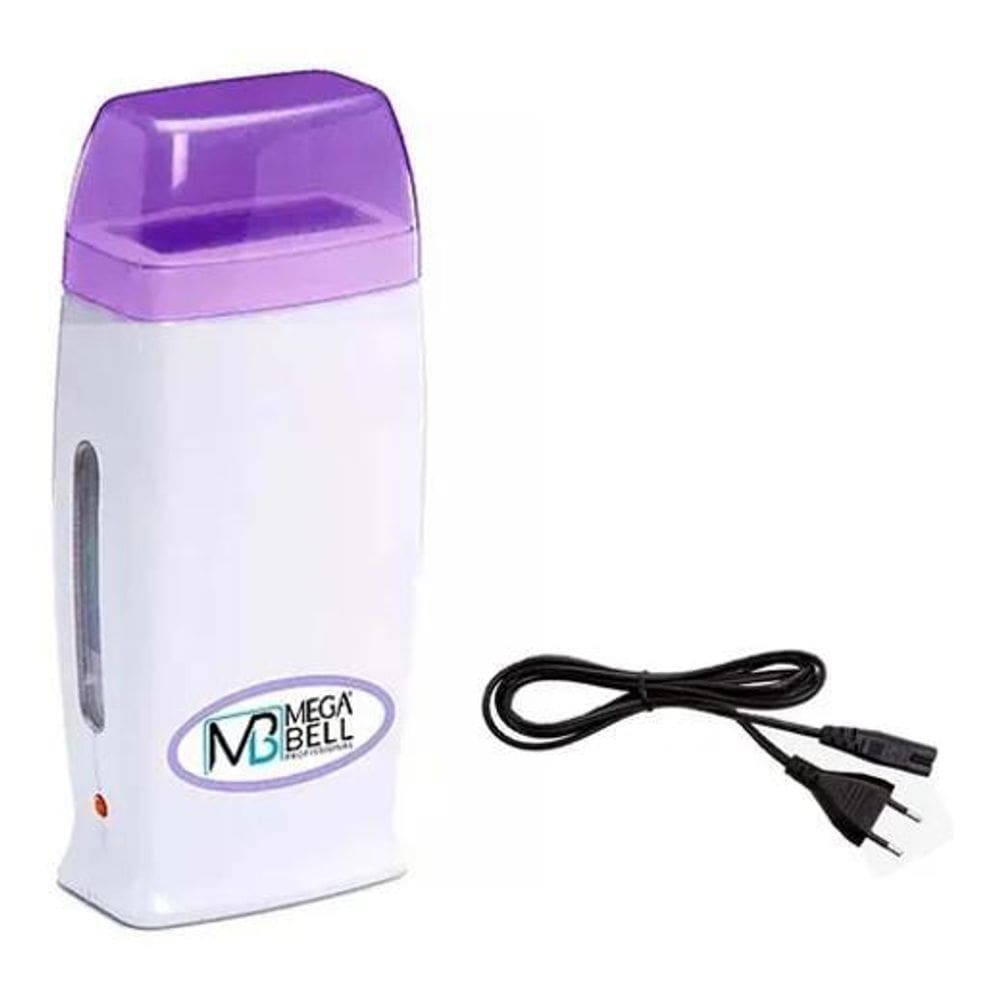2X Aparelho Cera Matic Roll-On Mega Bell Prof. Bivolt Lilas