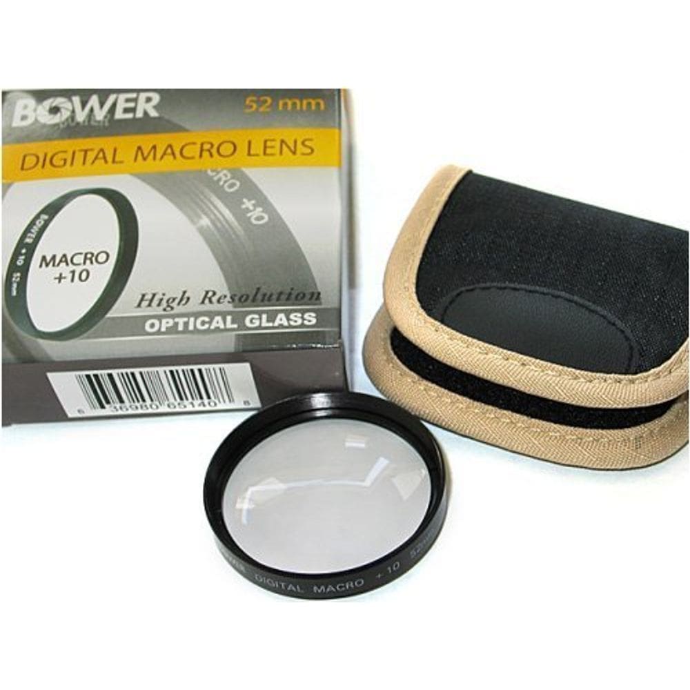 Close-Up Lens Bower 52mm +10 para câmeras digitais e de filme