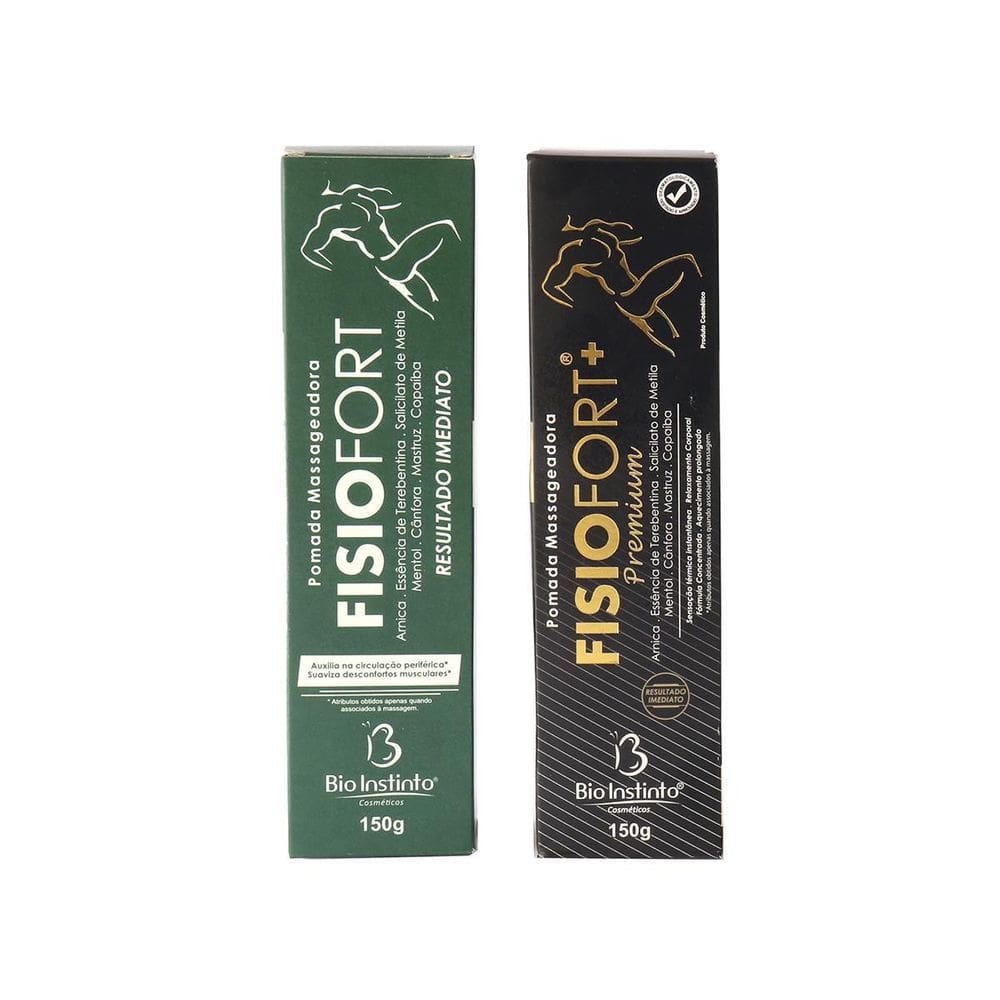 Kit 1 Pomada Fisiofort Premium + E 1 Pomada Fisiofort