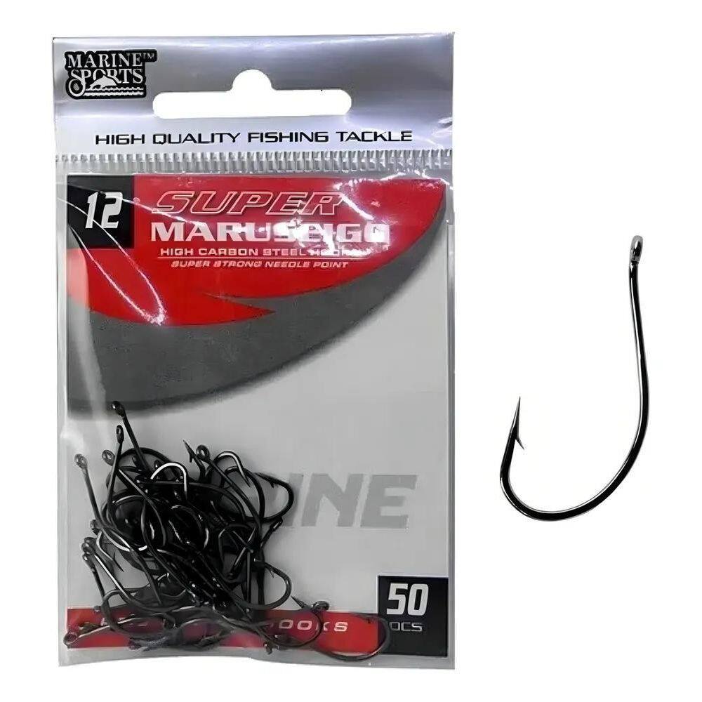 2X Cartela De Anzol Super Maruseigo Blacknickel N12 Marine