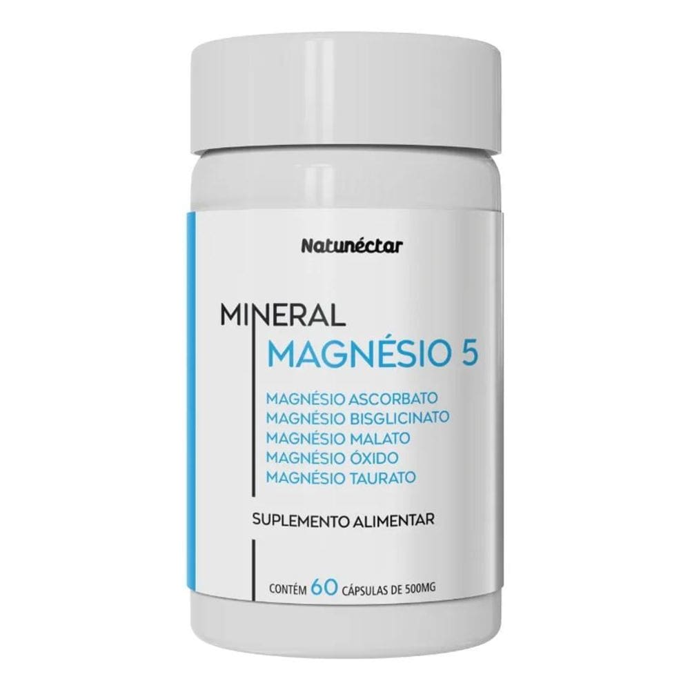 2X Magnésio 5X1 Magnésio Quelato,Óxido,Malato,Taurato,Ascorb