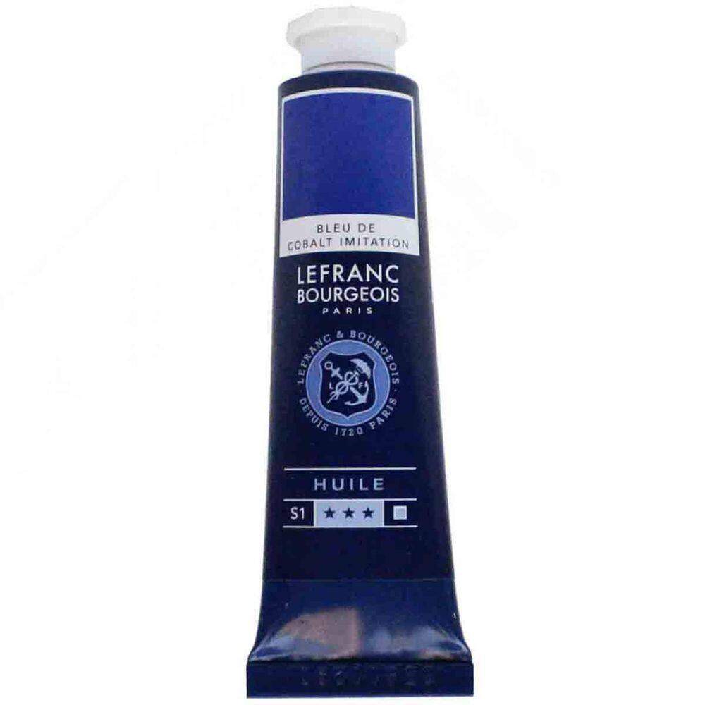 Tinta Óleo Fine Lefranc & Bourgeois 064 Cobalt Blue Hue 40Ml